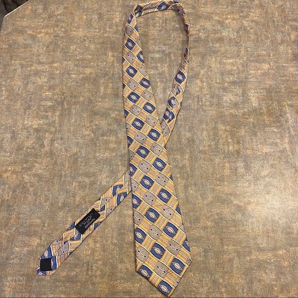 Countess Mara Diamond Pattern Silk Tie - Picture 1 of 7